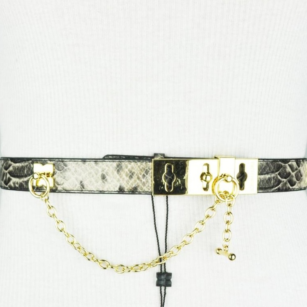 BCBG Alligator Toggle Belt- 70% off MSRP!!